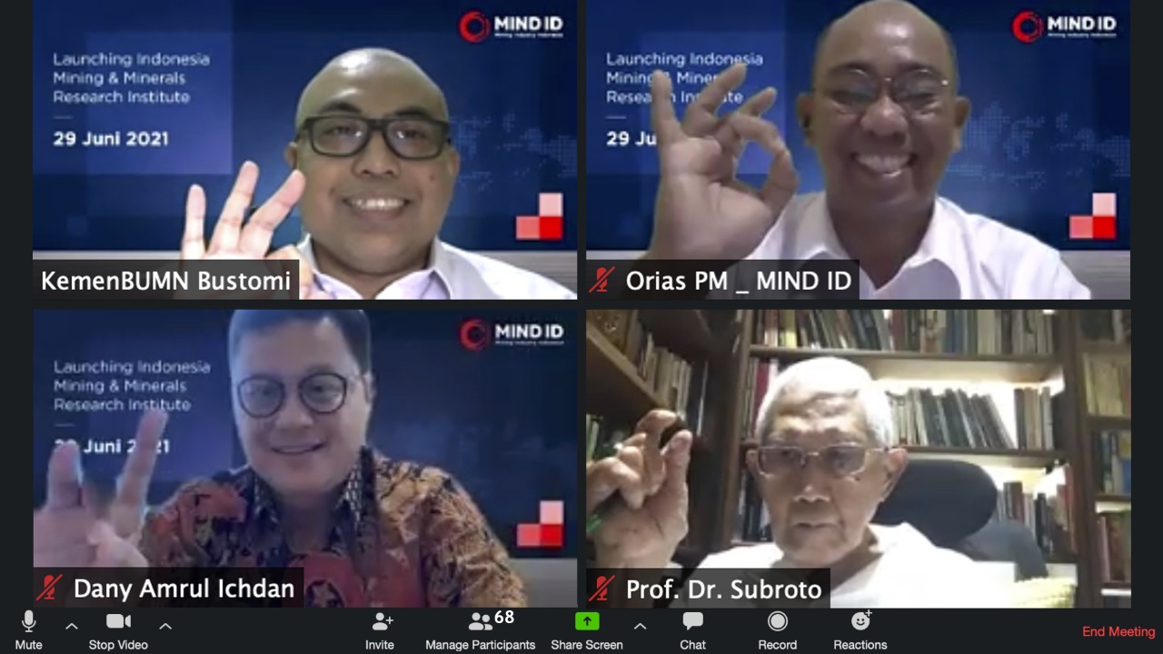 Indonesia Mining & Minerals Research Institute, Institusi Riset BUMN Klaster Minerba