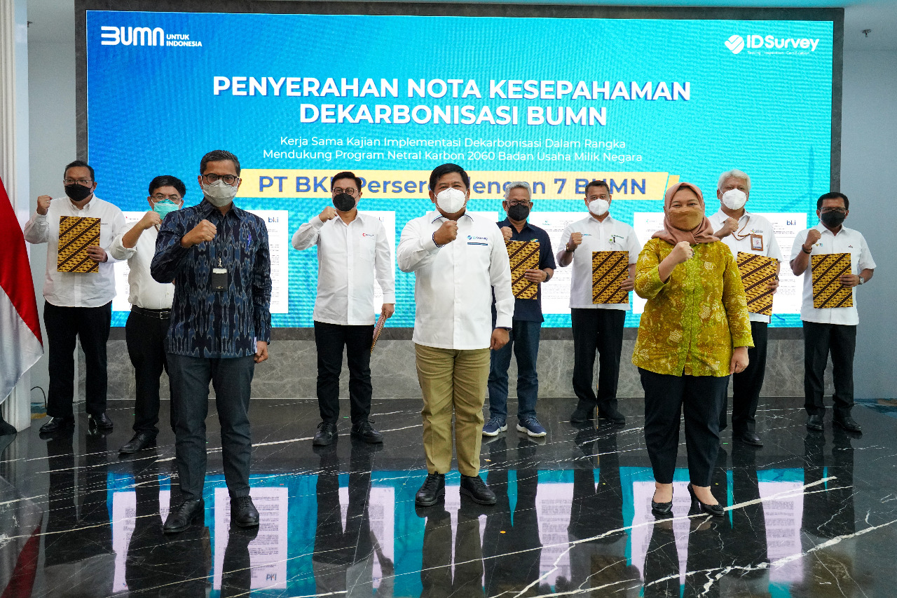 MIND ID Tanda Tangani Nota Kesepahaman Dekarbonisasi BUMN