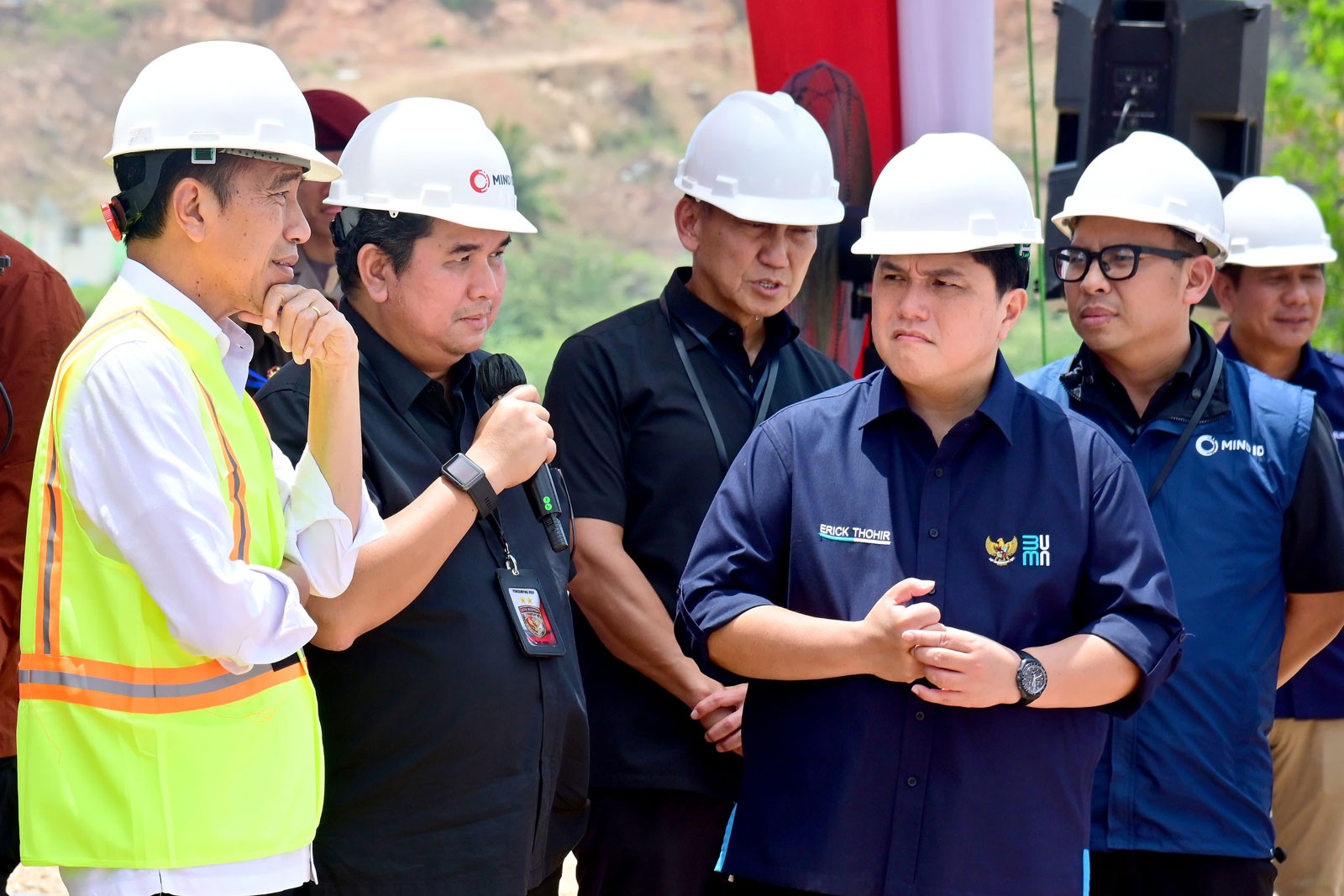 Bukti Komitmen Hilirisasi Bauksit - Aluminium, Presiden Joko Widodo Kunjungi Proyek SGAR